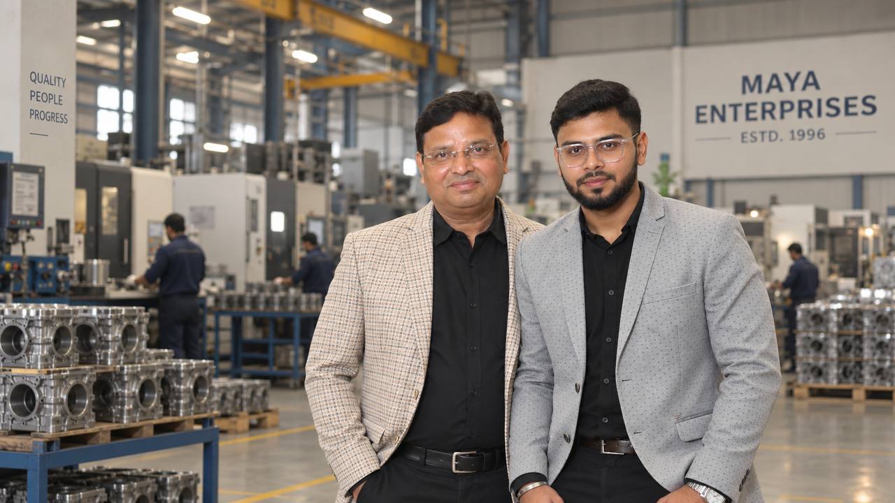 Manoj Agarwal and Dhruv Agarwal — Maya Enterprises Leadership